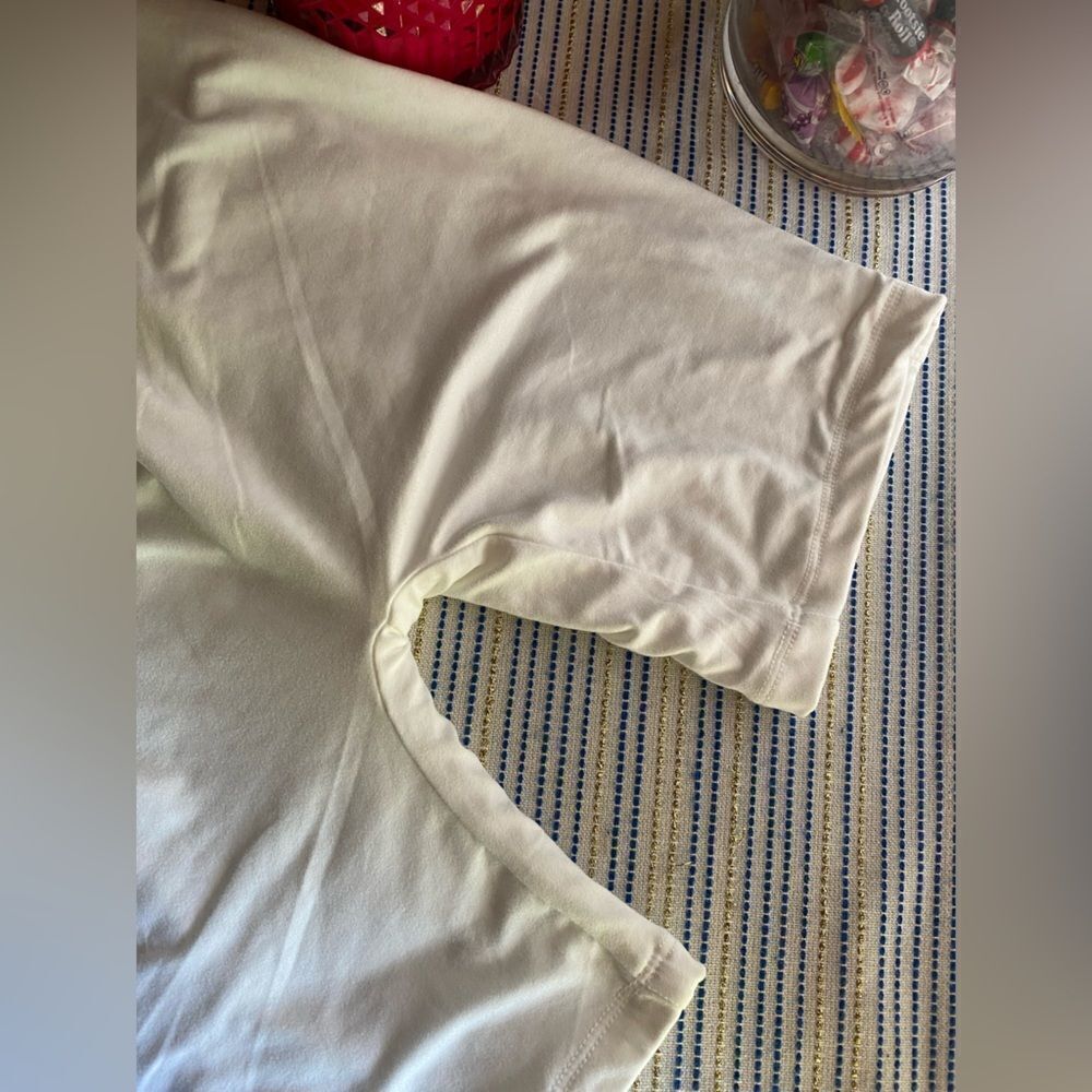 Bumpsuit The Biker Short  Maternity Size Large Ivory White NEW - Picture 9 of 12